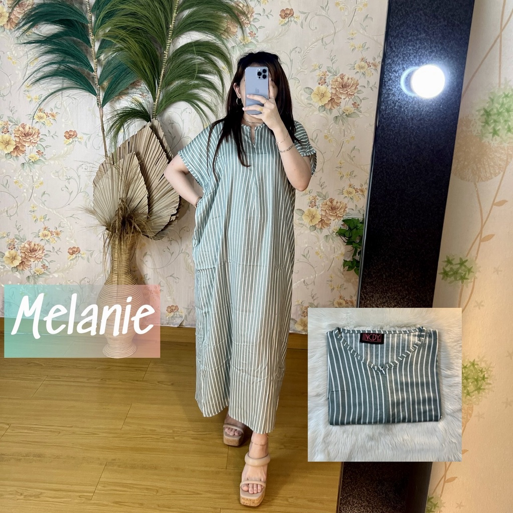 PART1 NCDY HOMEWEAR DASTER PANJANG SEMATA KAKI LD 130cm BUSUI FRIENDLY JUMBO-Melanie