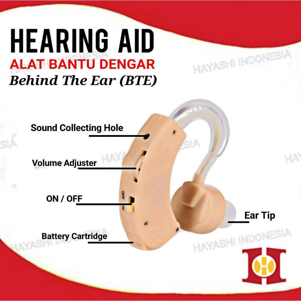 Alat Bantu Dengar Hearing Aid Cyber Sonic Tipe BTE Behind The Ear