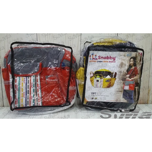 Tas Bayi Snobby Kecil Saku Kerut Line TPT1672 TPT 1672 Snoby Snooby Snobi BY 13 BY-13