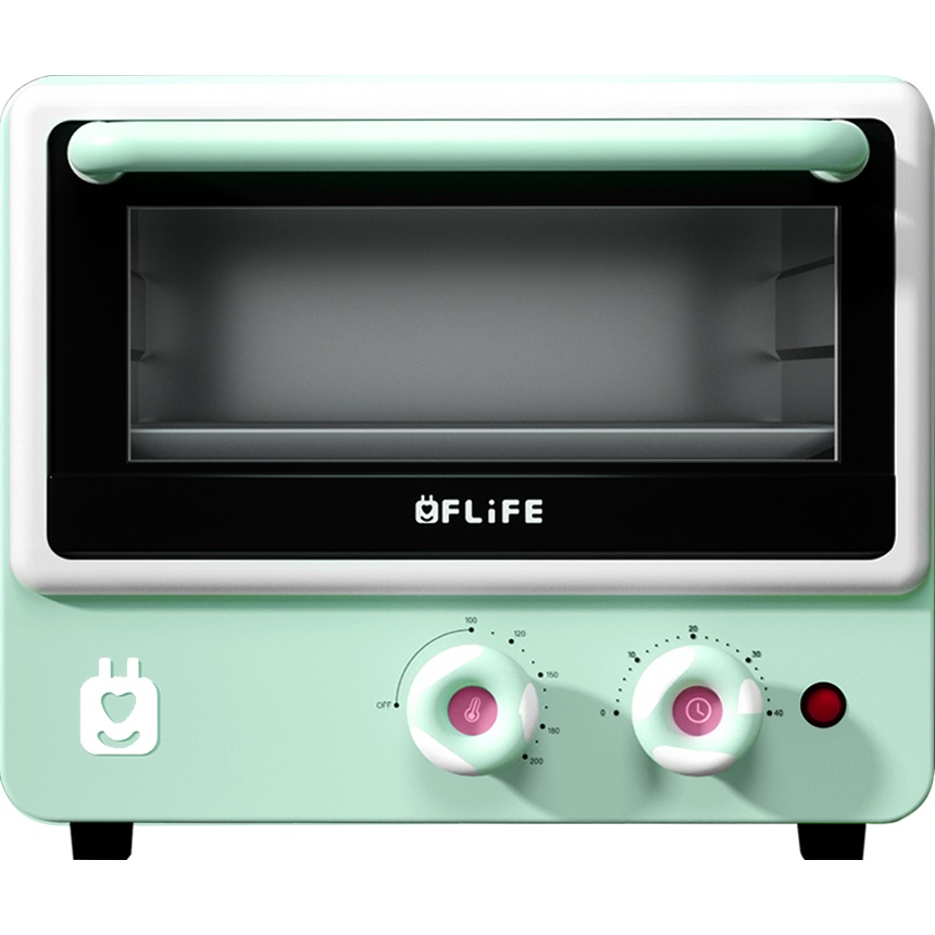 FLIFE Oven Listrik OV10H Mini Milky Oven 10 Liter