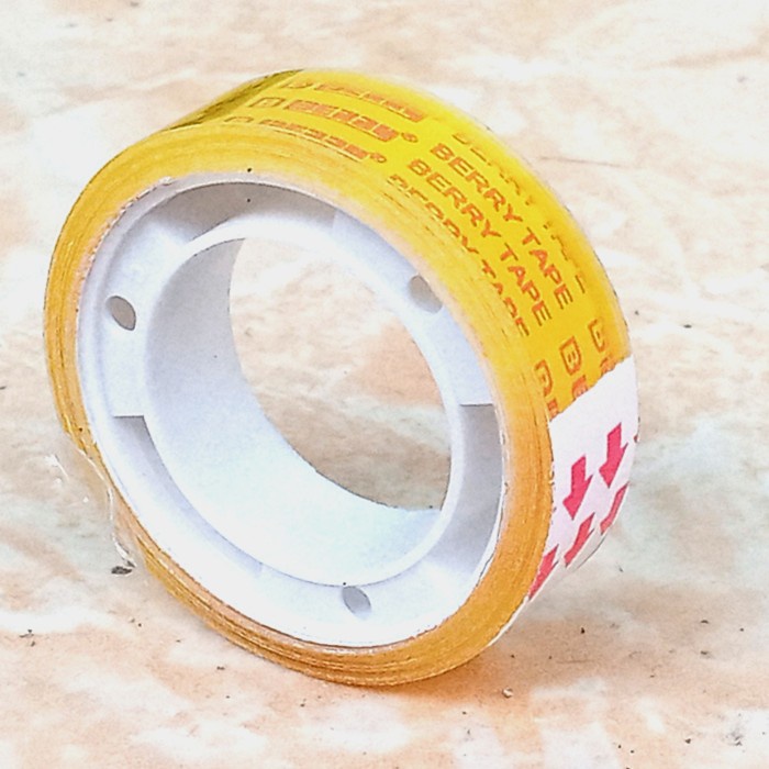 Solasi Bening Kecil 1/2 Inch X 10 Yard Tape Selotip 1/2&quot; 10 Yard