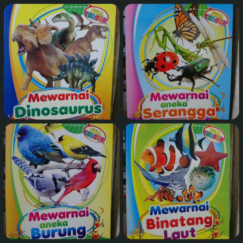 Aneka Buku Mewarnai Ukuran Besar