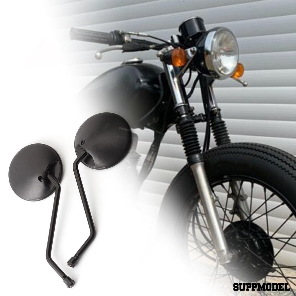 1 Pasang Kaca Spion Cembung Bentuk Bulat Untuk Honda Xr80 Xr230 Tlr200 Xr125 Ct110 Cg125 Xl250 Xl400