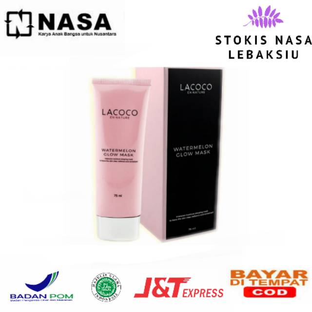 WATERMELON GLOW MASK LACOCO PT. NATURAL NUSANTARA