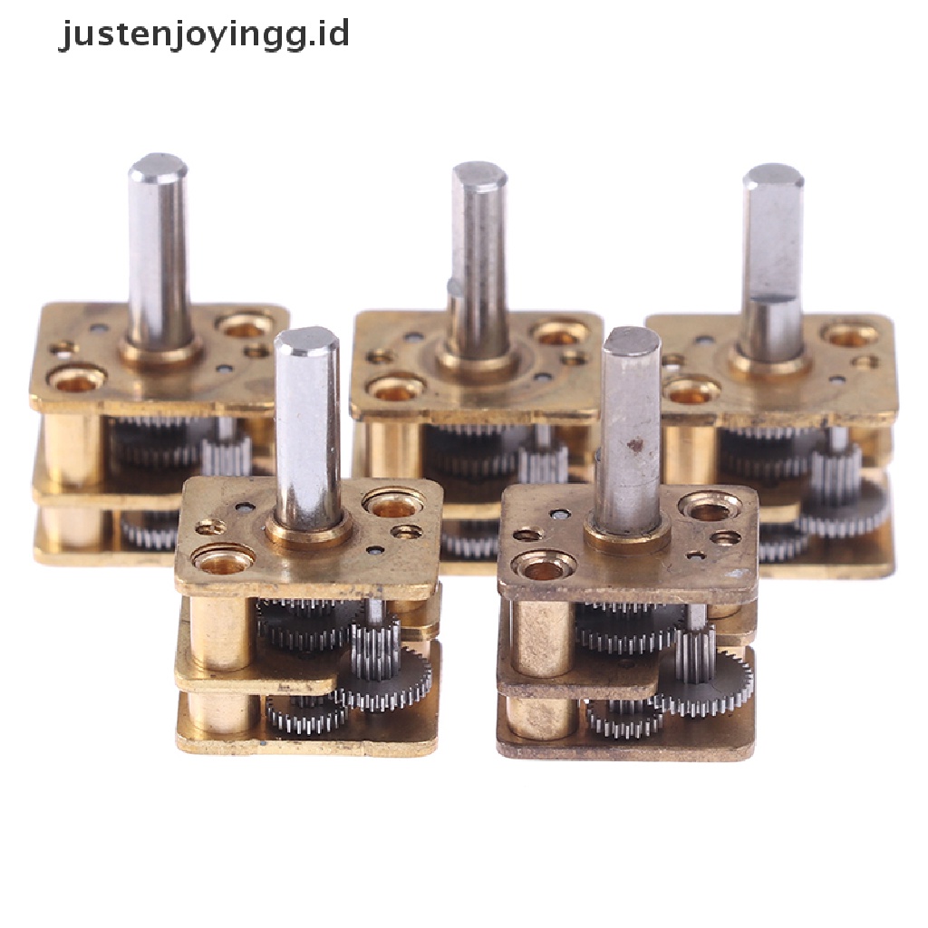 Justenjoyingg.id / 5pcs gearbox Pengurang Tekanan N20 Bahan metal DIY N20