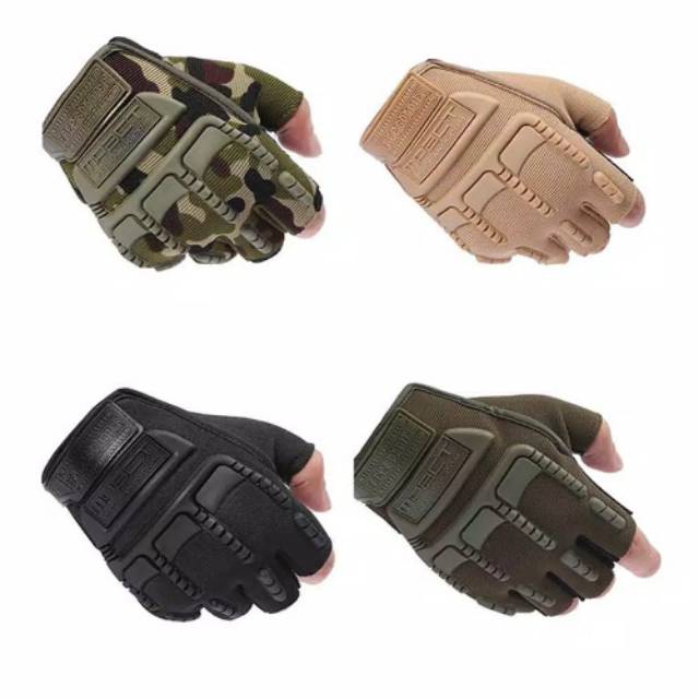 Sarung Tangan Army Tactical Blackhawk Gloves Half Finger Mpac Shopee Indonesia