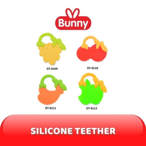 Bunny Mainan Gigitan Bayi Silicone Teether / Teether