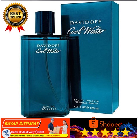 Parfum Pria Davidoff Cool Water Import 125 ml/Parfum Laki - Laki