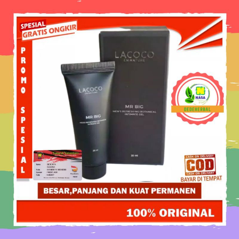 Lacoco mr.big obat  pembesar penambah ukuran menambah kualitas stamina pria tahan lama