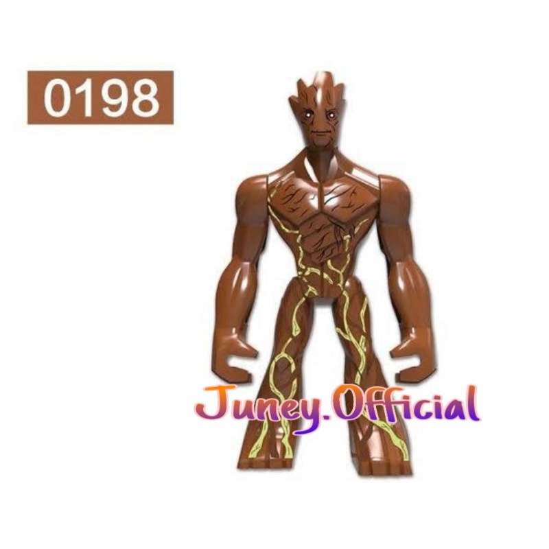 Lego Marvel Guardian Big Groot Hero Minifigure Antman Wasp