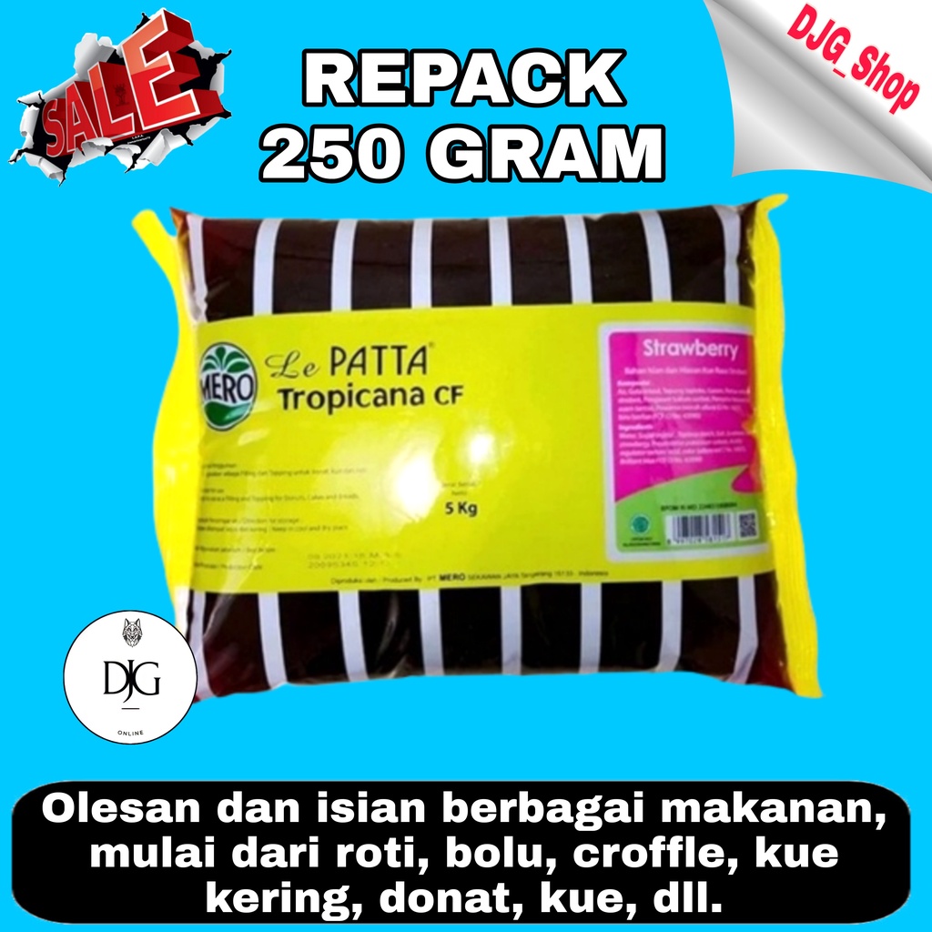 

Selai Strawberry Le Patta Tropicana 250gr