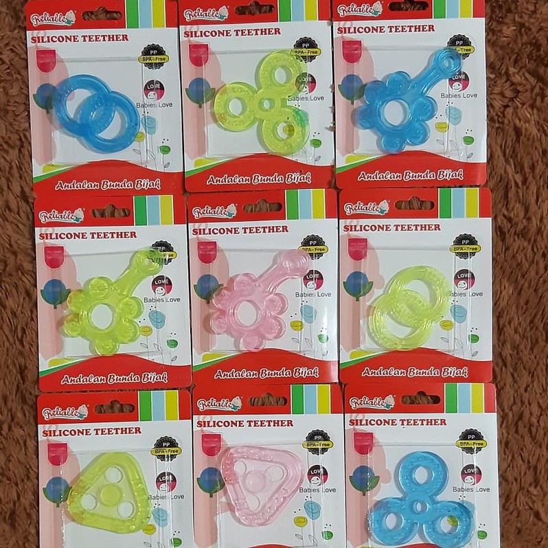 RELIABLE MURAH GIGITAN BAYI TEETHER GIGITAN BAYI SILICONE SILIKON MAINAN GIGIT / FRUIT FEEDER