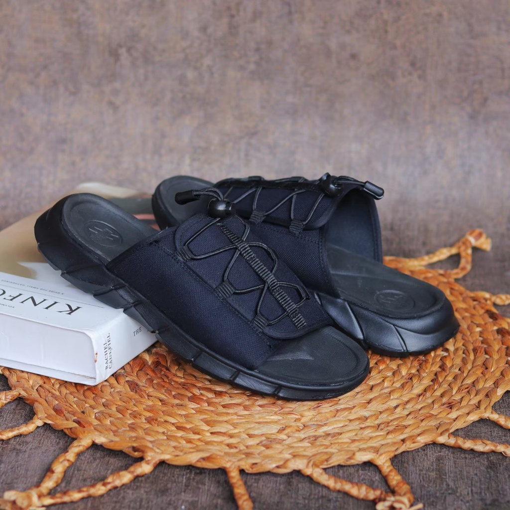 SOKA|Sendal Slide Pria Original Distro Sandal Slop Selop Cowok Simple Trendy Kekinian