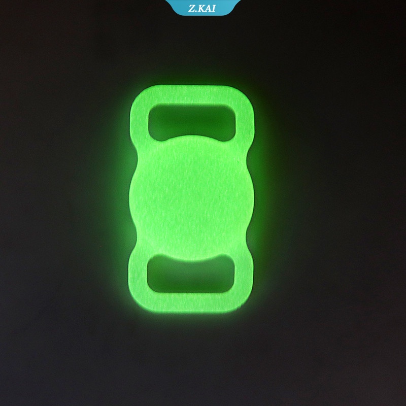 1 Pc Kalung Leher Anjing / Kucing Bahan Silikon Glow In The Dark Untuk Apple Airtag