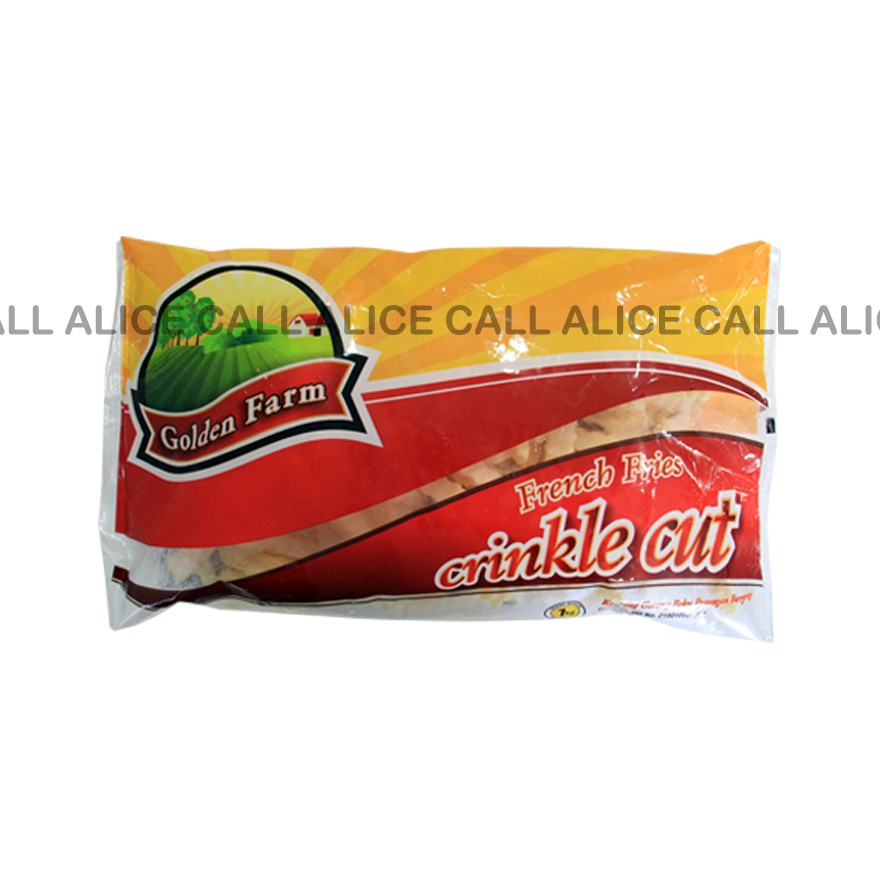 

KENTANG GOLDENFARM FRENCH FRIES CRINKLE CUT 1 KG