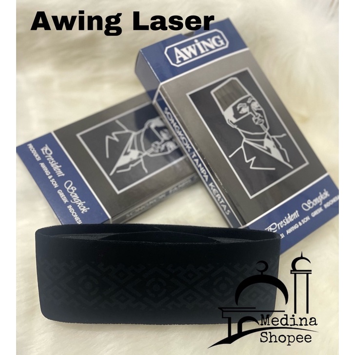 Songkok Awing / Peci AWING / kopiah Awing tipe Laser Original 100%