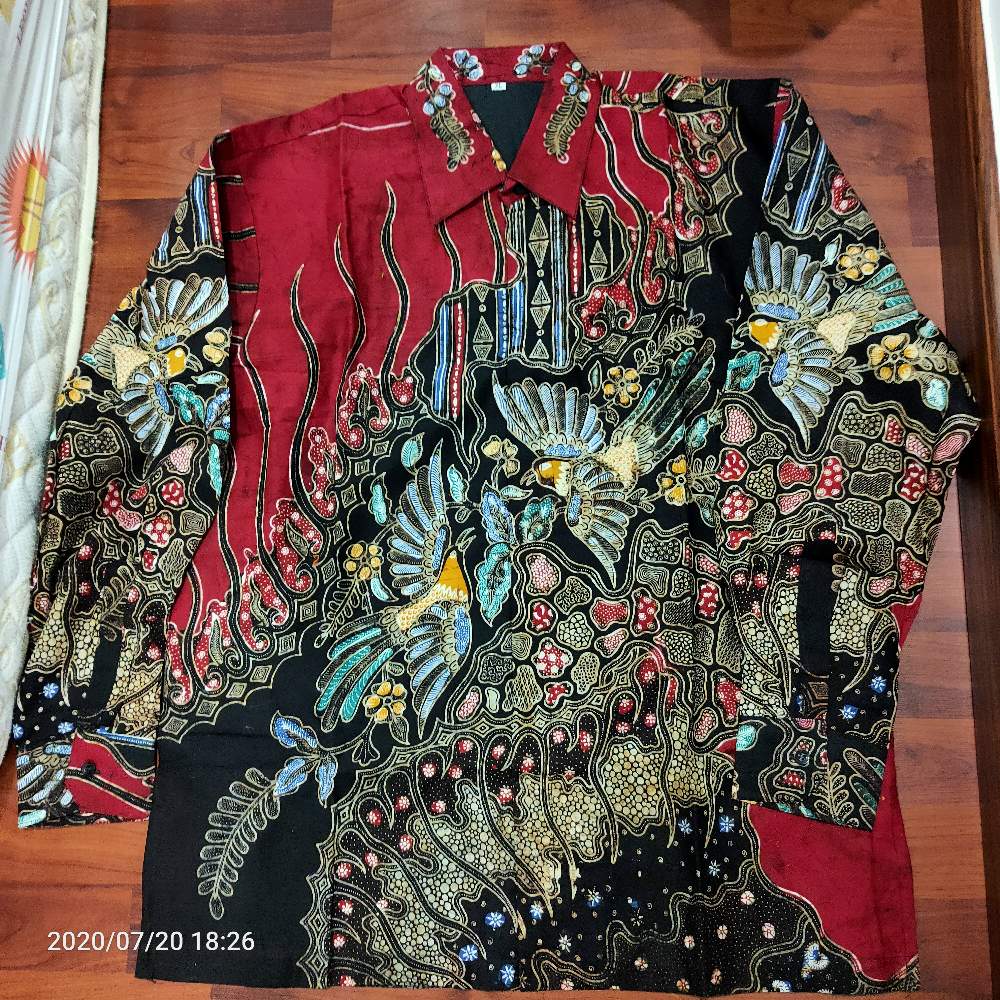 Batik Kenongo Kemeja Tosca Panjang Pekalongan Baha Store M L Xl Sogan Tulis Halus Kemeja Batik