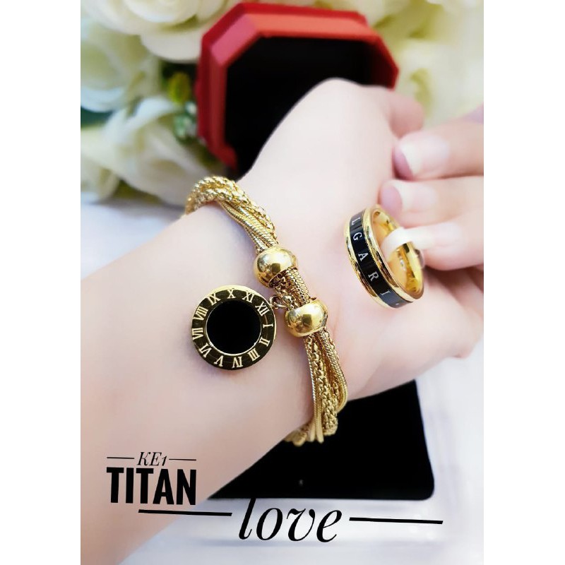 set perhiasan titanium KE1