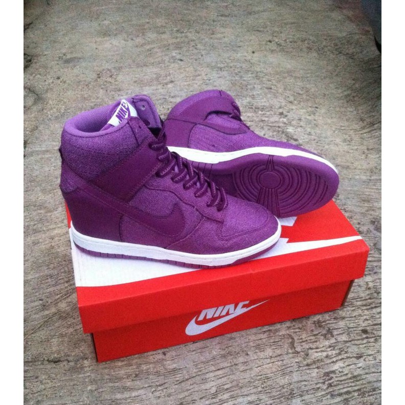 Ready  Nike Dunk Sky High Lady Ungu High Quality Originals