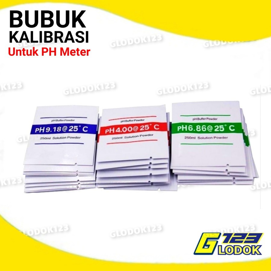 Bubuk Kalibrasi PH Meter Serbuk Kalibrasi Asam Basa Buffer Powder