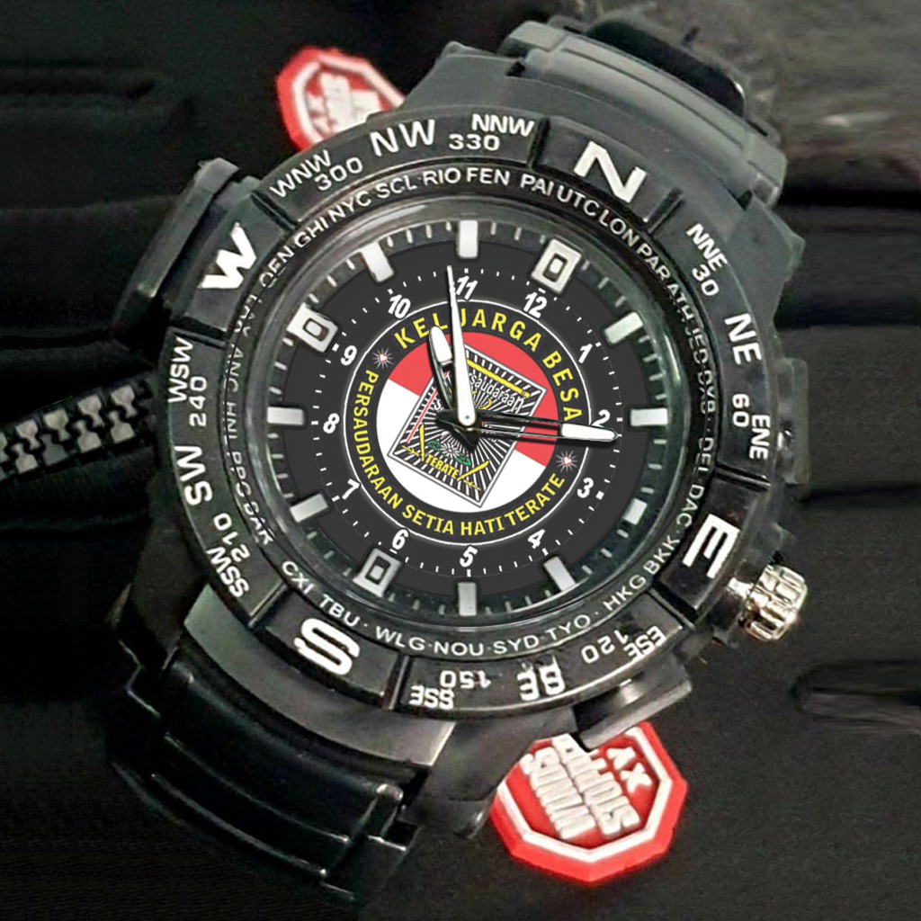 (EXCLUSIVE) Jam Tangan PSHT motif 18 Sport Bagus