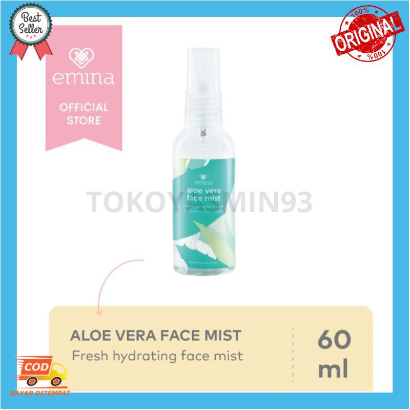 Emina Aloe Vera Face Mist 60ml Murah