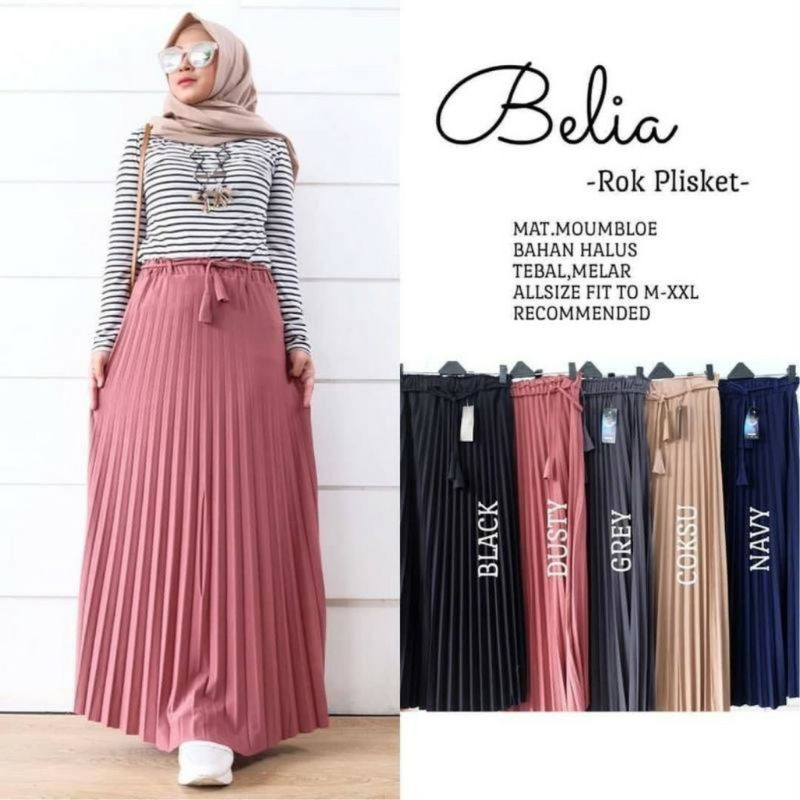 Rok Plisket Premium Tebal // Rok Plisket Premium Tali