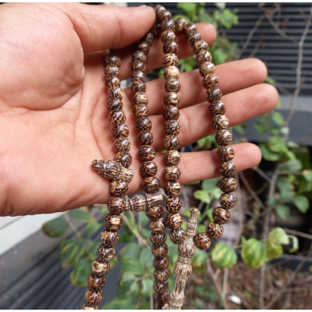Tasbih kayu liwung macan tasbih liwung tasbih99 kayu liwung 8mm asli BUKAN tasbih gaharu