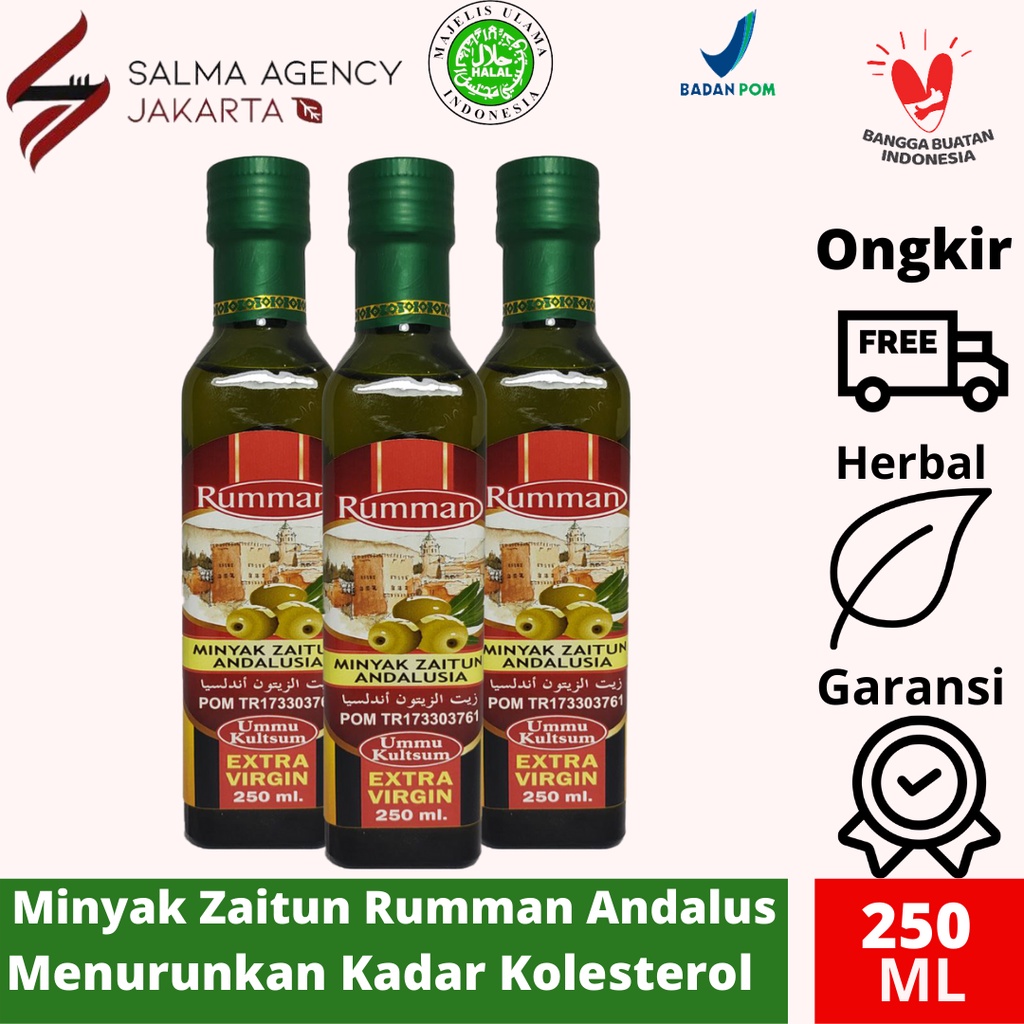 

Minyak zaitun Extra Virgin olive oil Andalusia - Zeitun Spanyol 250ml Asli Original