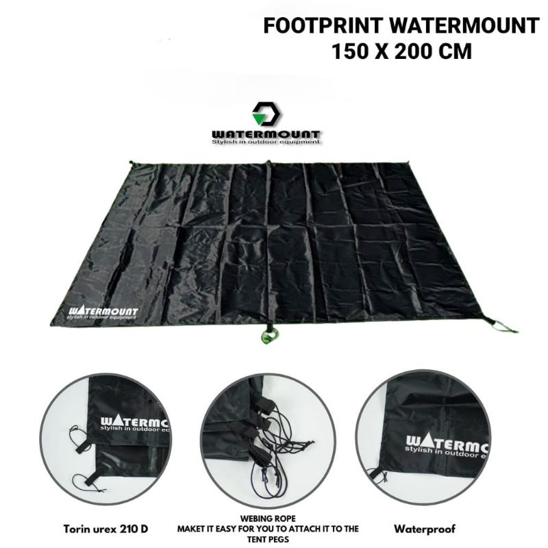 Footprint Alas Tenda watermount 150x200cm alas camping original