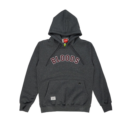 Bloods Sweater Hoodie Snapson 02 Dark Grey
