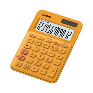 

CASIO MS-20UC - Orange - Kalkulator Kantor - Seri Colorful - 12 digit