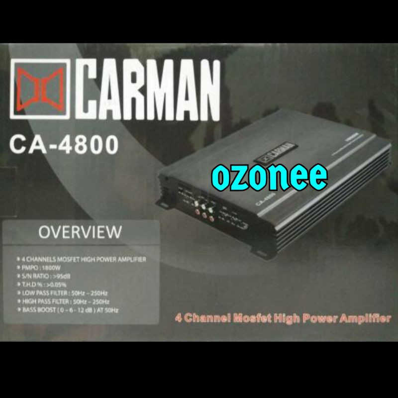 POWER MOBIL CARMAN CH 4800 4 CHANNEL