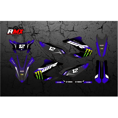 DECAL WR 155 R FULLBODY (005) DEKAL STIKER WR155 BIRU HITAM, MERAH, KUNING, HIJAU, BIRU TUA/MUDA, EM