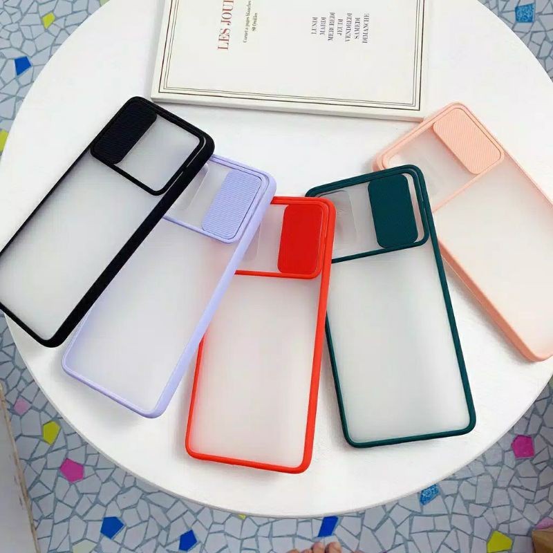 Realme C25 C25S C21Y C21 C20 C17 C15 C12 C11 C2 C1 7i/ Case Dove Macaron Slide Camera Protection