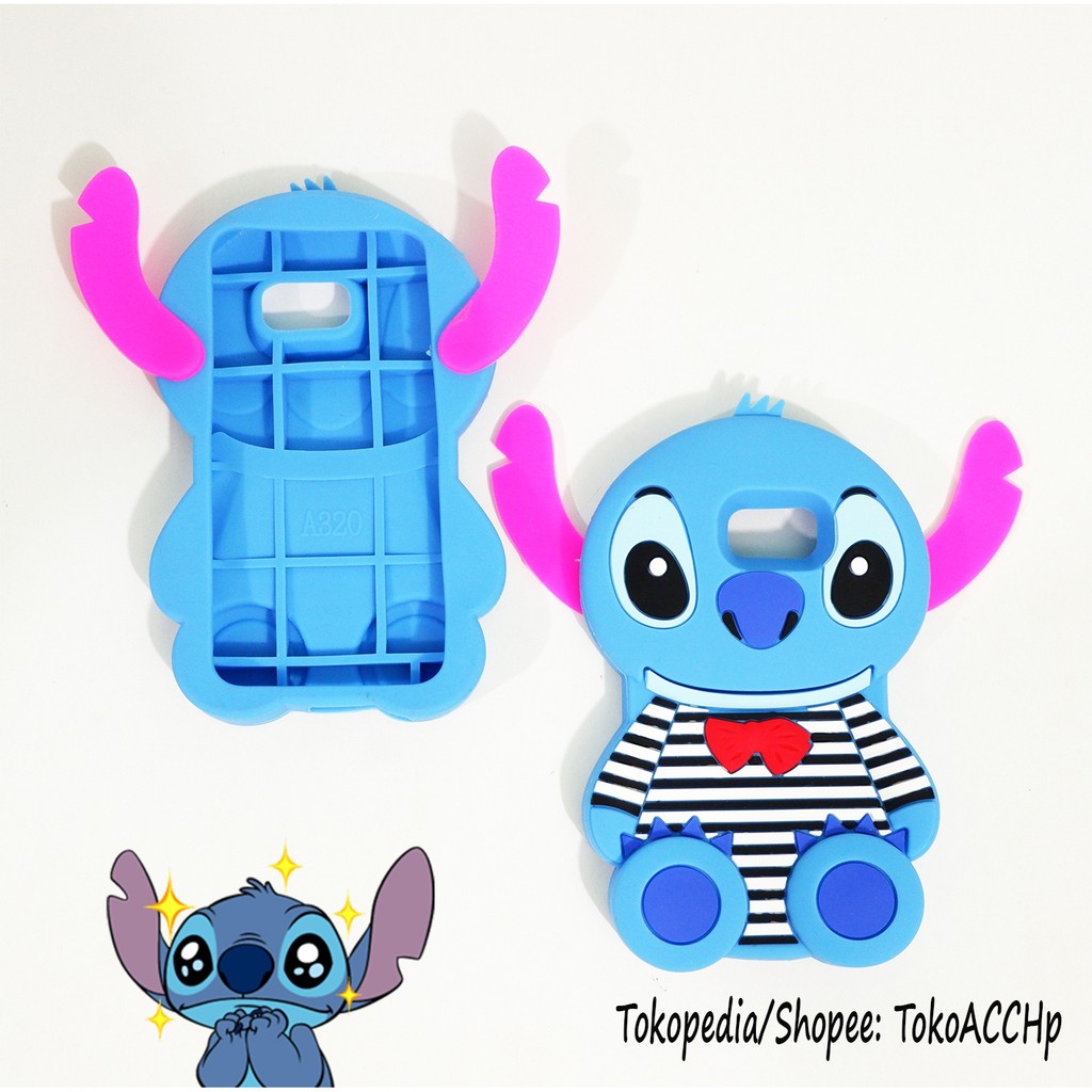 Silicon 3D Stitch Strip REDMI 4 PRIME 4A  5 5 PLUS 5A OPPO F3 PLUS SAMSUNG J7 2016 Silikon boneka lucu pelindung hp case tebal karet softcase lentur