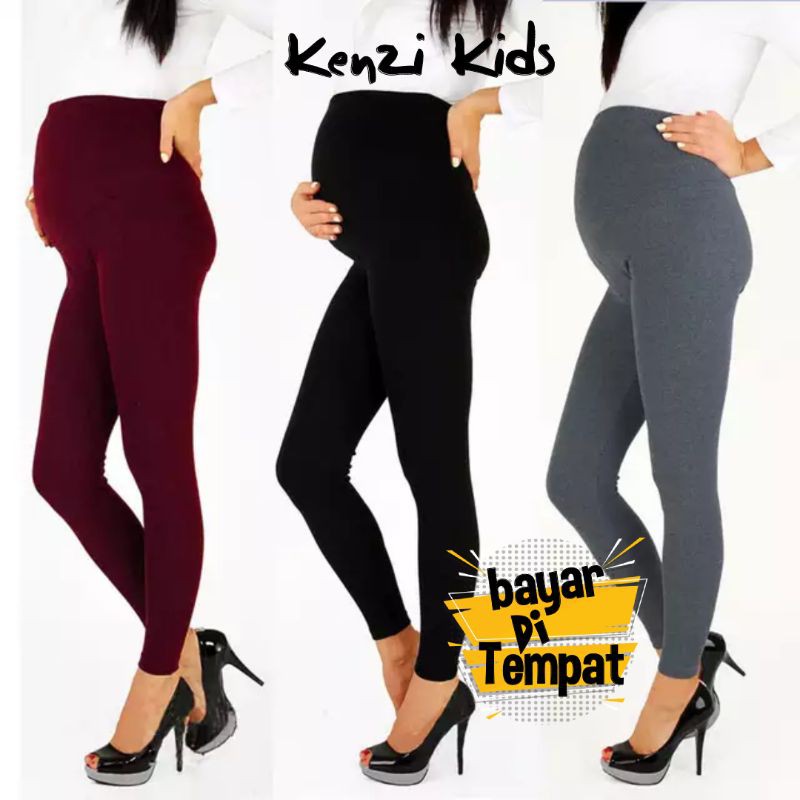 Legging ibu hamil Standar Jumbo - Bahan spandex premium halus dan adem