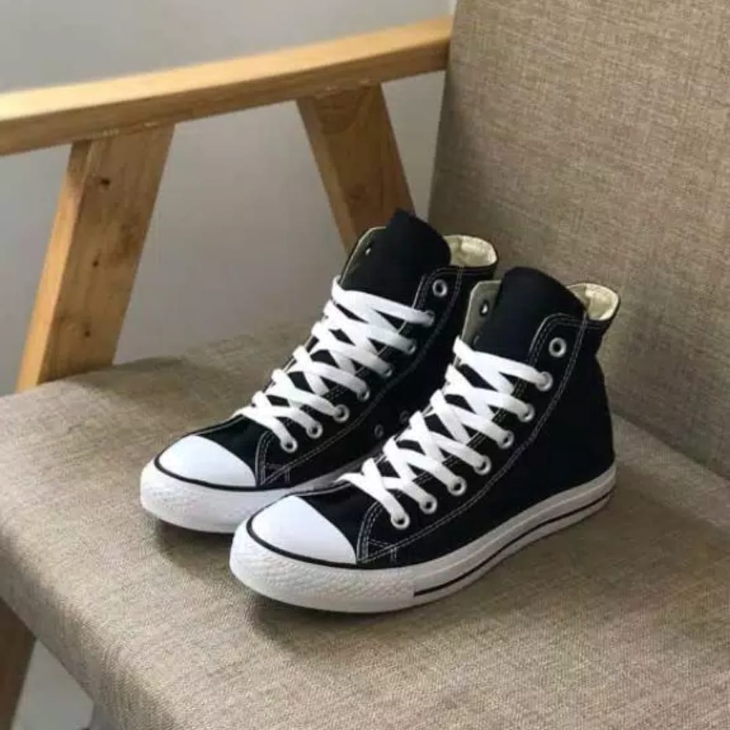 Sepatu Convers95 All Star Tinggi Sepatu Kasual Sekolah Pria Wanita