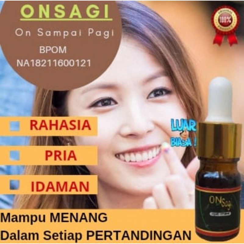 Minyak Oles Onsagi - Kuat Tahan Lama sampai 60 menit - Original sudah BPOM