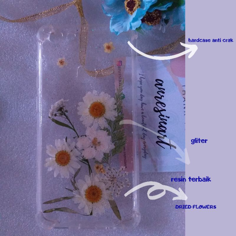 HARDCASE DRIED FLOWERS / CASING RESIN BUNGA KERING/