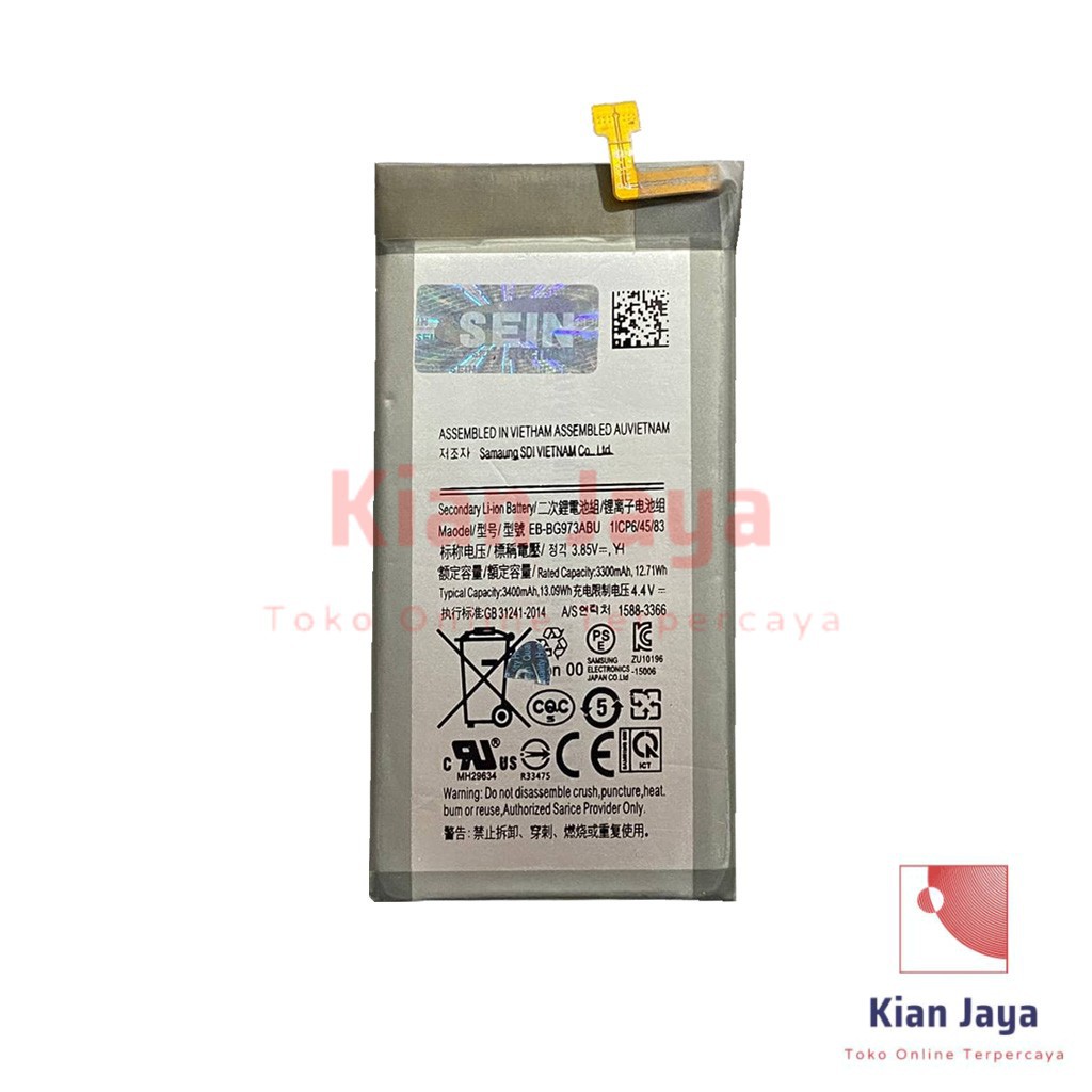 [Garansi 100% Ori] Baterai Samsung Galaxy S10 / Batre Batrai Battery Hp EB-BG973ABU Original