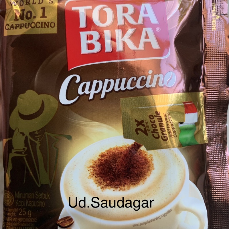 

Kopi Torabika Cappuccino + Choco Granule 25gr Renceng isi 10 Sachet