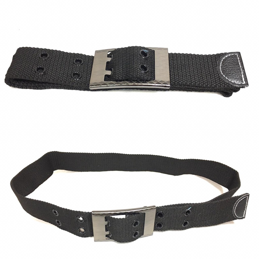 Gesper Ikat Pinggang Pria Laki Cowo Katun Army Tactical Asli Ori Sabuk Belt Impor Polos - YH-TBJ-128