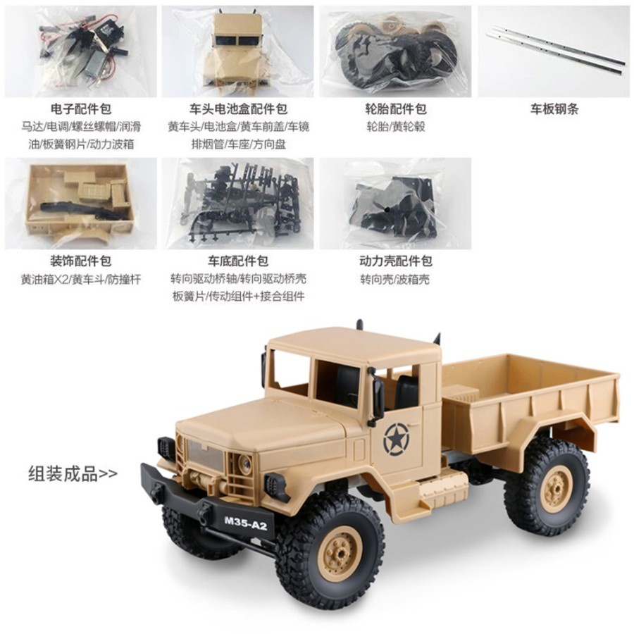Remote Control Truk Militer Military Truck RC Besar