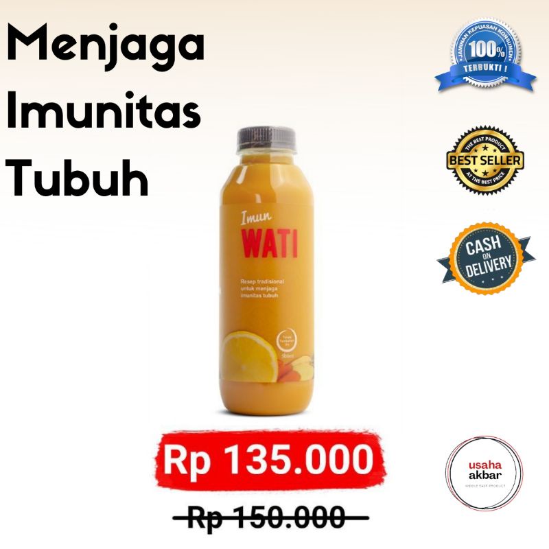 

Imun Wati Minuman Kesehatan Resep Tradisional (500ml)