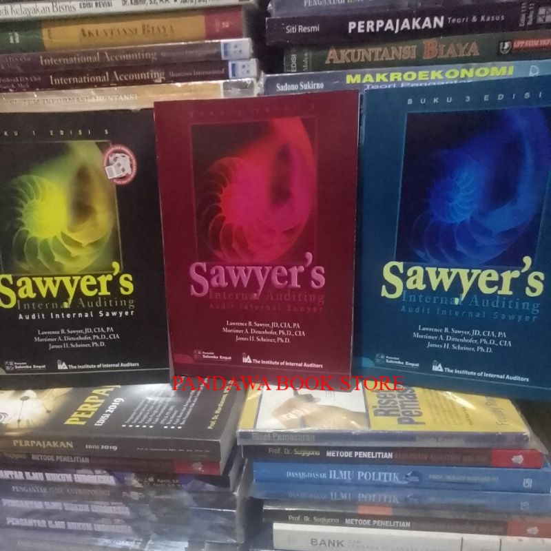 Jual Sawyer's Audit Internal Sawyer Edisi 5 Buku 1,buku 2 Dan Buku 3 By ...