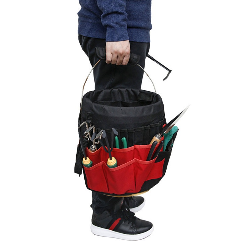 Gro Garden Bucket Tool Organizer Heavy Duty Alat Untuk Carrier Holder Pack Roll Up Bag