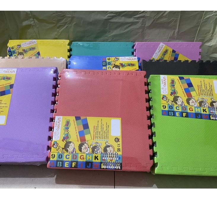 ✲ Puzzle evamat polos - Tikar evamat - Alas Main Anak -Karpet Puzzle evamat anak motif polos- Evamat