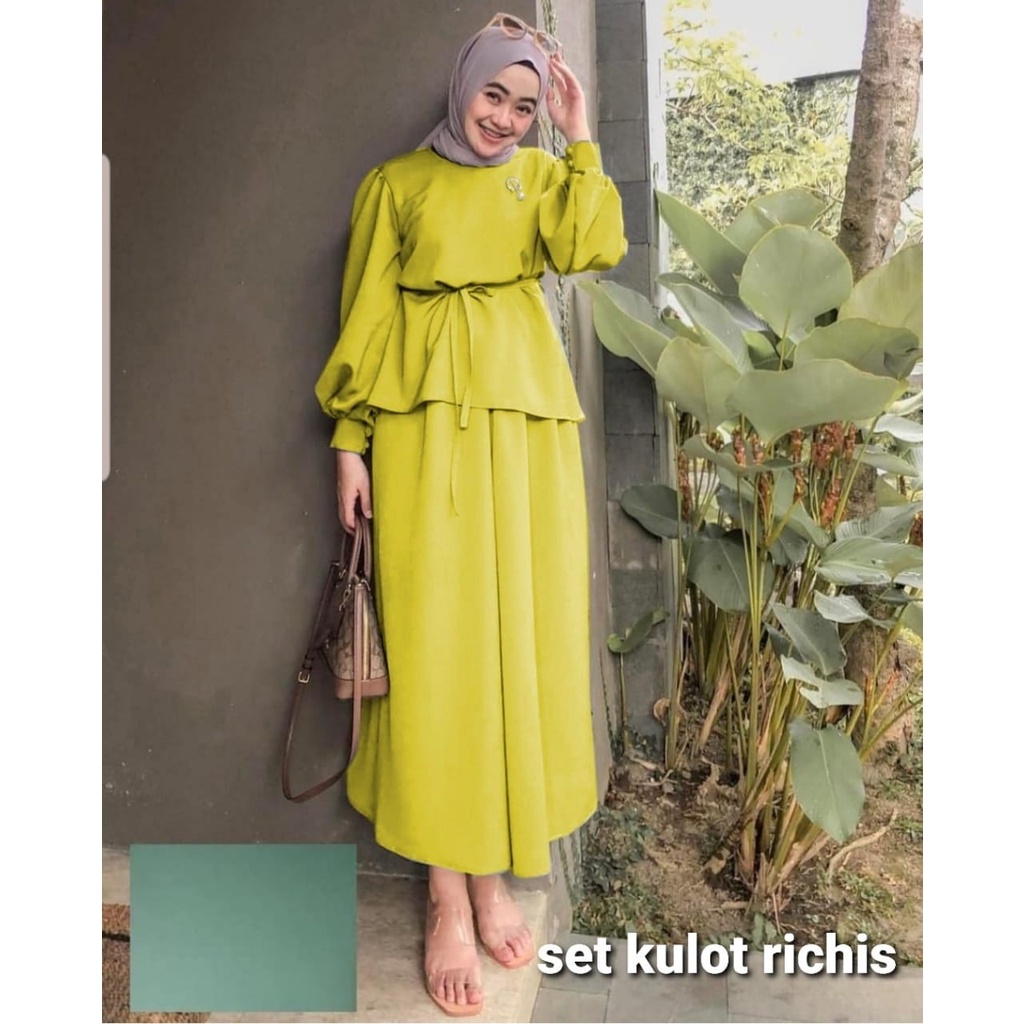 O2 Fashion/ set kulot richis