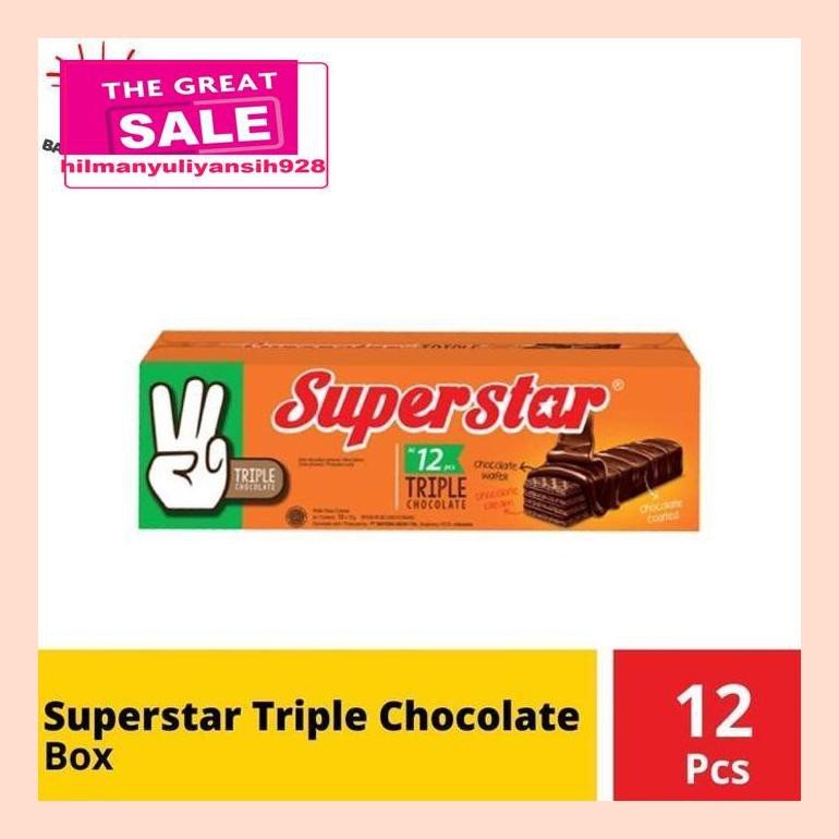 

S50Mra Superstar Triple Chocolate Box 12 Pcs @ 216 Gr Ret05Vh